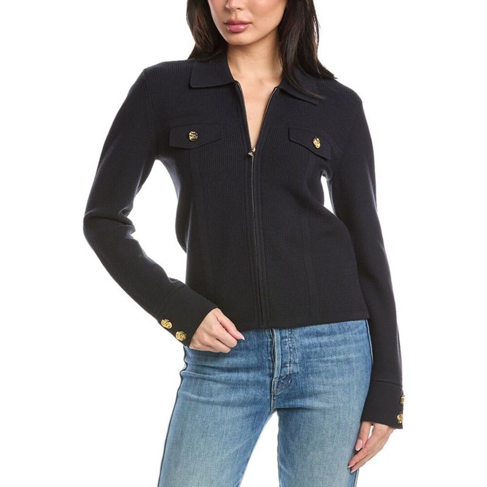 St. John Womens Jacket, Navy